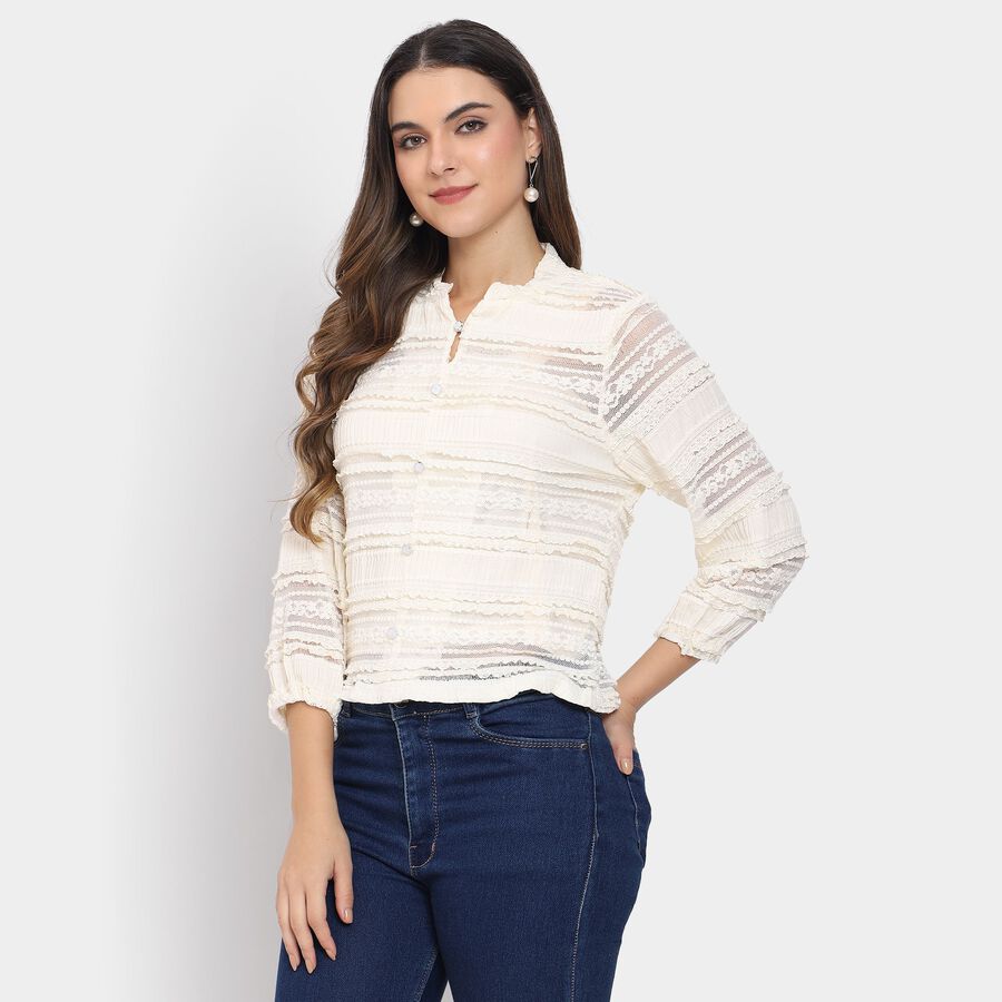 Ladies' Shirt , सफ़ेद, large image number null