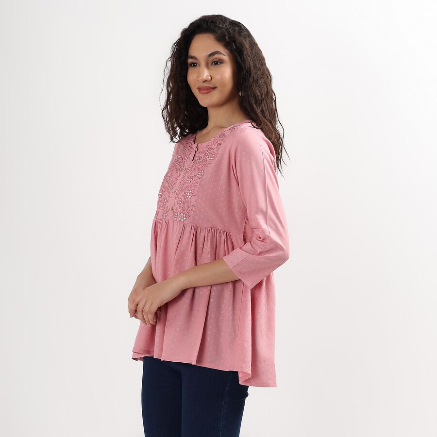 Ladies' Kurti , बैंगनी, large image number null