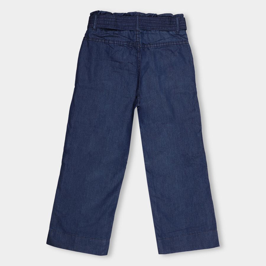 Girls' Pull Ups Jeans, Dark Blue, large