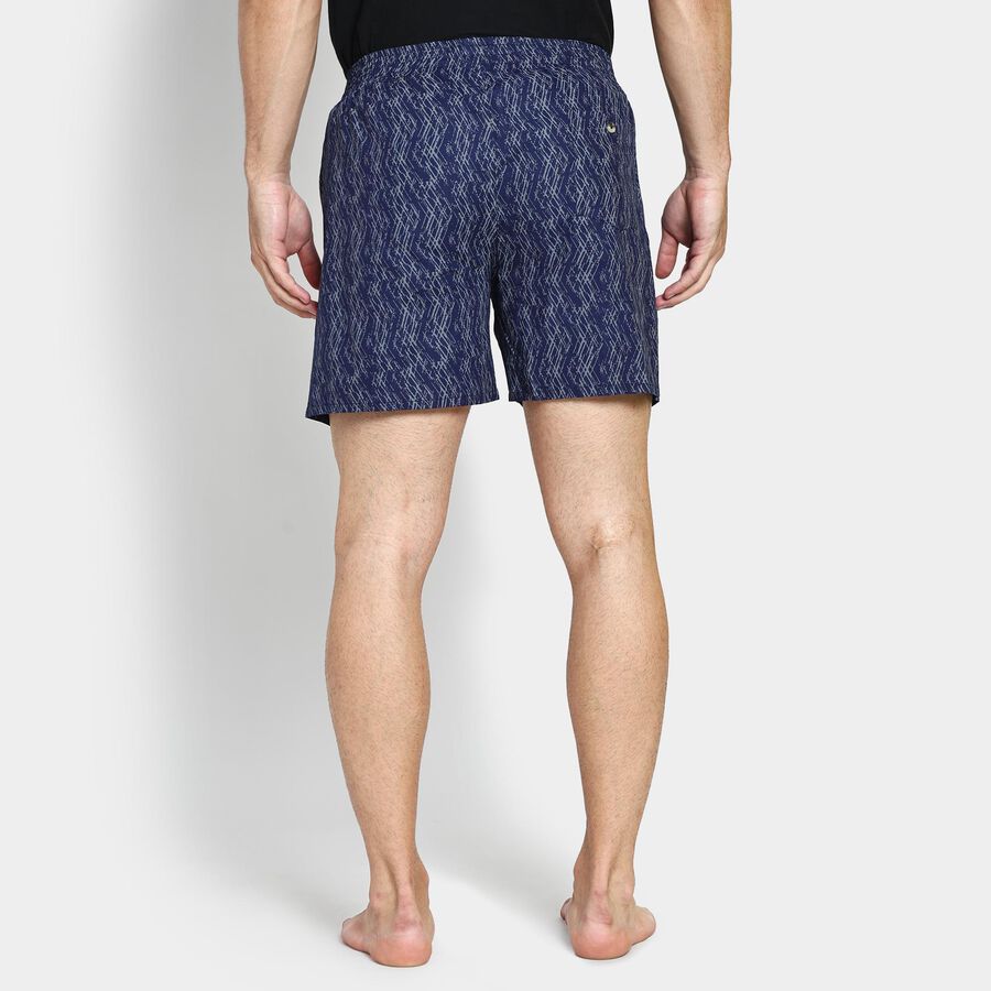 Men's Cotton Boxers, नेवी ब्लू, large