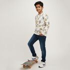 Boys' Sweatshirt, सफ़ेद, small image number null