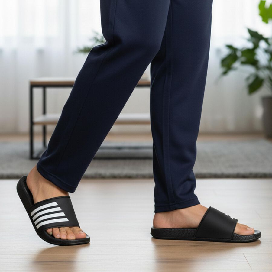 Men's Slipper, Black, large