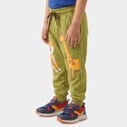 Boys' Olive Green Animal Print Jogger Pyjama, Olive, small