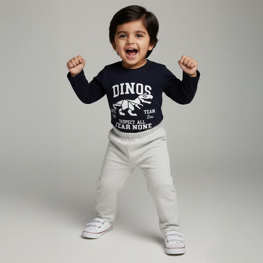 Infants' Baba Suit, Navy Blue, large image number null