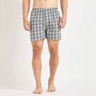 Men's Boxers, गहरा ग्रे, small