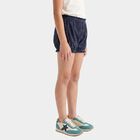 Girls' Navy Blue Regular Fit Star Printed Bloomer, नेवी ब्लू, small