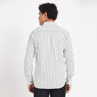 Cotton Stripes Casual Shirt, White, small image number null