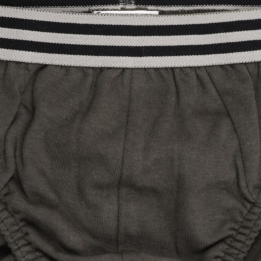 Boys' 100% Cotton Briefs, Olive, large image number null