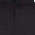 Boys' Black Regular-fit Jogger Trousers, Black, small