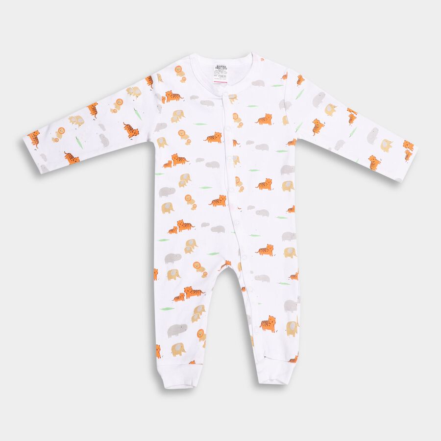 Infant's 100% Cotton Bodysuit, सफ़ेद, large image number null