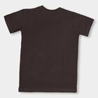 Boys' 100% Cotton Half Sleeves T-Shirt, गहरा ग्रे, small image number null