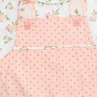 Infants' Light Pink Cotton Puff Sleeve Top and Polka Dot Skirt Set, Light Pink, small