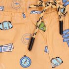 Boys' 100% Cotton Bermudas, Orange, small image number null