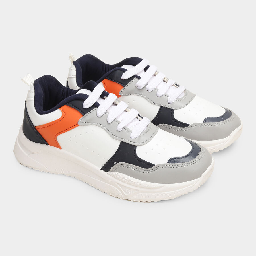 Kids' Sport Shoes, White, large image number null