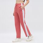 Women's Cotton Blend Relaxed Fit Track Pants, मूँगा (कोरल), small image number null
