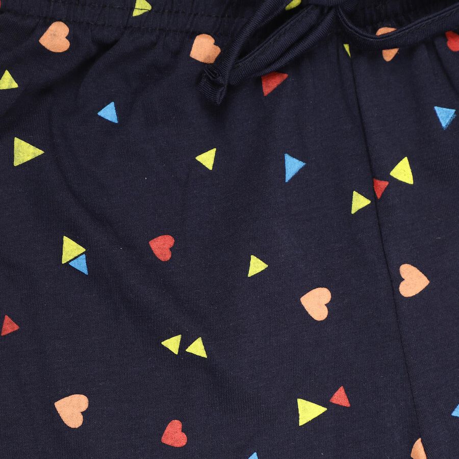 Girls' Pyjamas, नेवी ब्लू, large image number null