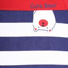 Infants Cotton Stripes Baba Suit, Red, small image number null