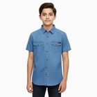 Boys' Casual Shirt, Light Blue, small image number null
