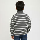 Boys Charcoal Grey Turtleneck Casual Pullover, चारकोल, small image number null