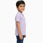 Boys' Half Sleeves T-Shirt, लाइलेक, small image number null