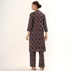 Women's Black Printed Ethnic Set, Black, small image number null