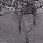 Boys Charcoal Grey Cargo Style Jamaican Shorts, Dark Grey, small image number null