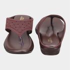 Women Printed Slip-On Sandals, Brown, small image number null