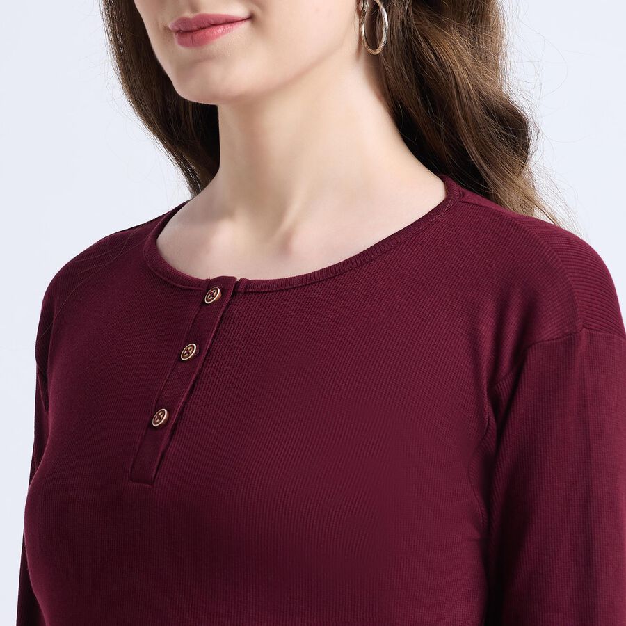 Ladies' Top , Wine, large image number null