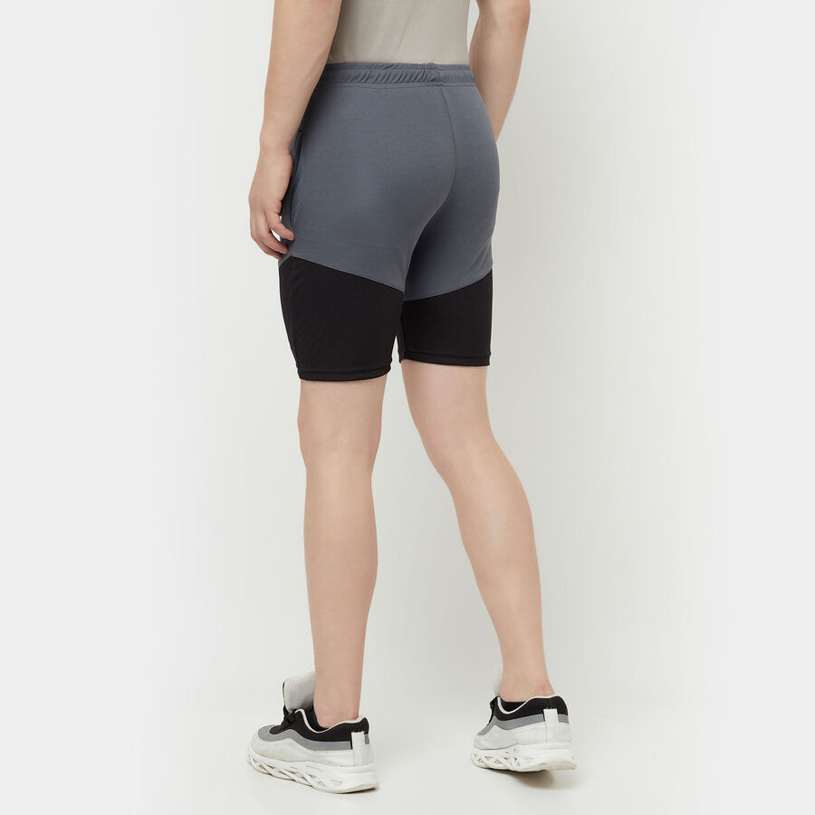 Cut & Sew Active Bermuda, Dark Grey, large image number null