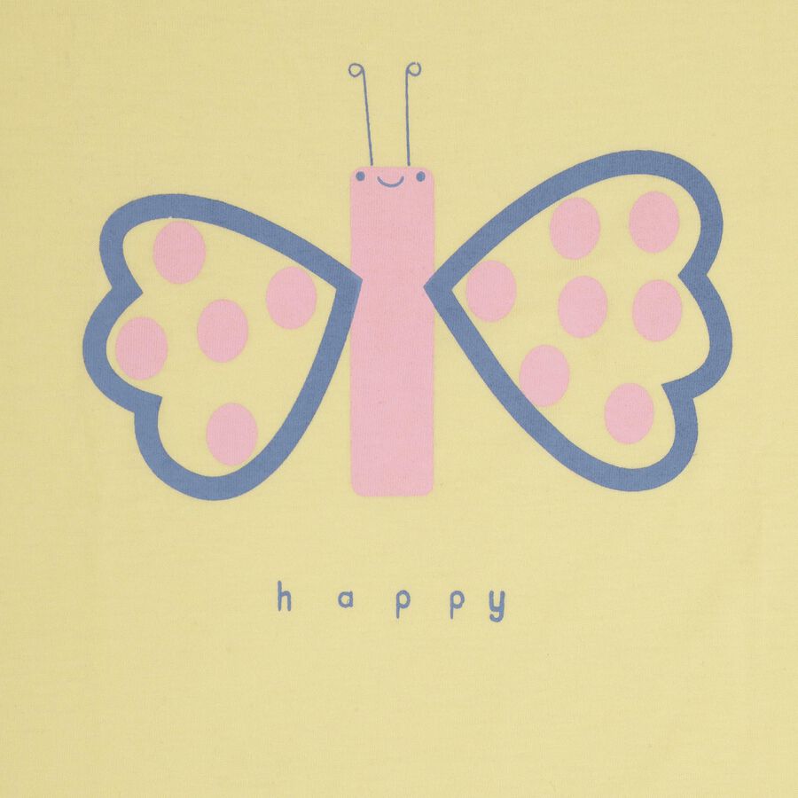 Girls' T-Shirt , पीला, large image number null