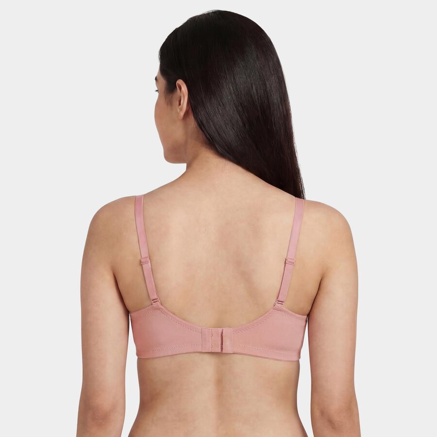 Women's Light Pink V-Neck Minimalist Bra, Light Pink, large