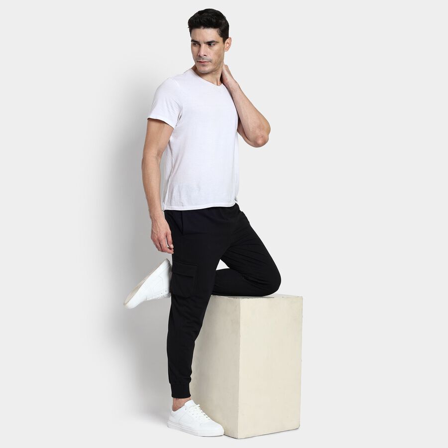 Men's Track Pants, काला, large image number null