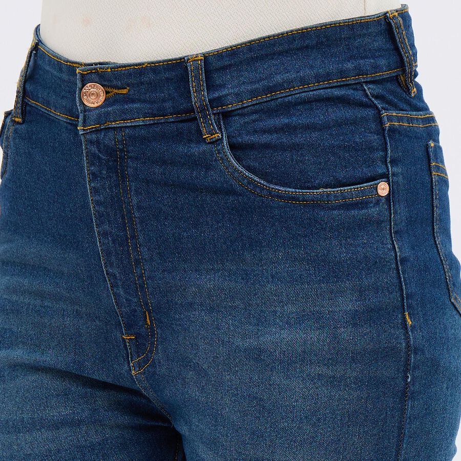 Ladies' Jeans, मध्यम नीला, large image number null