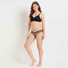Cotton Printed Panty, Black, small image number null