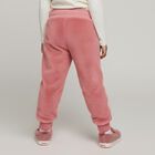 Girls Dusty Rose Cartoon Embroidered Fleece Pyjama, हल्का गुलाबी, small image number null