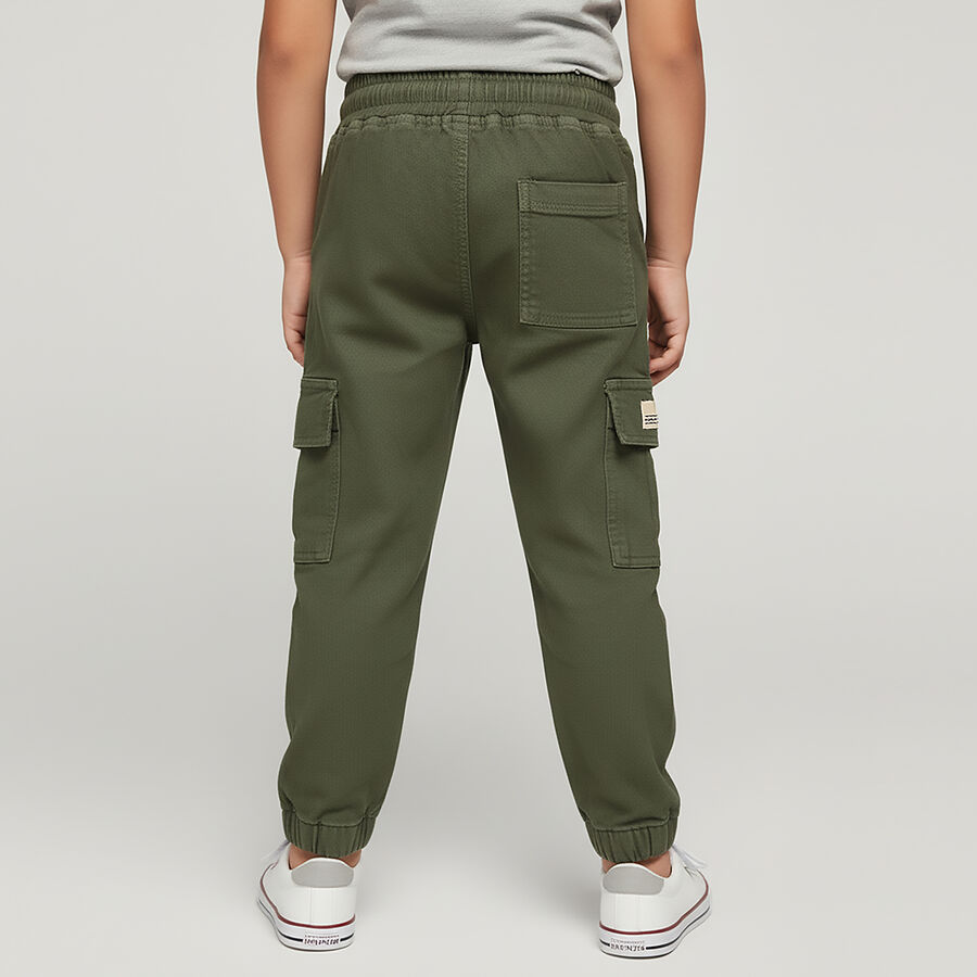 Boys' Trouser, ओलिव, large image number null