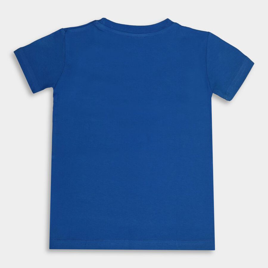 Boys Cotton T-Shirt, Royal Blue, large image number null
