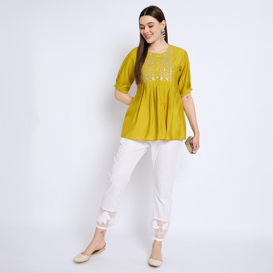 Ladies' Kurti , मस्टर्ड, large image number null