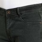 Overdyed 5 Pocket Slim Jeans, Olive, small image number null