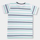 Boys' 100% Cotton Half Sleeves T-Shirt, सफ़ेद, small image number null