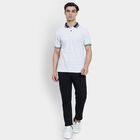 Men's 100% Cotton Collared Half Sleeves T-Shirt , Navy Blue, small image number null