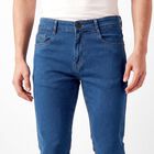 Men's Light Blue Slim Fit Jeans, हल्का नीला, small