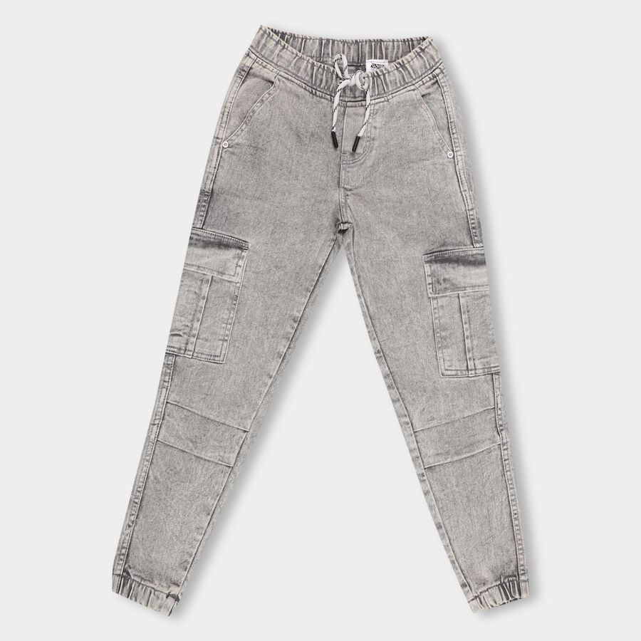 Boys' Jeans , हल्का ग्रे, large image number null