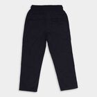 Boys' Cotton Trousers, Navy Blue, small image number null