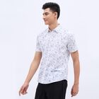 Men's White Cotton Regular Collar Casual Shirt, सफ़ेद, small image number null