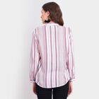 Ladies'  Stripes Shirt, Purple, small image number null