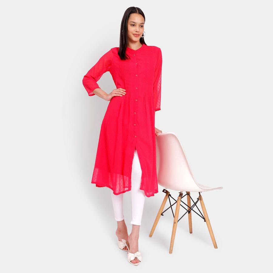 Ladies' Kurta, Fuchsia, large image number null