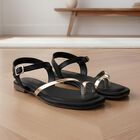 Ladies' Sandal, Black, small