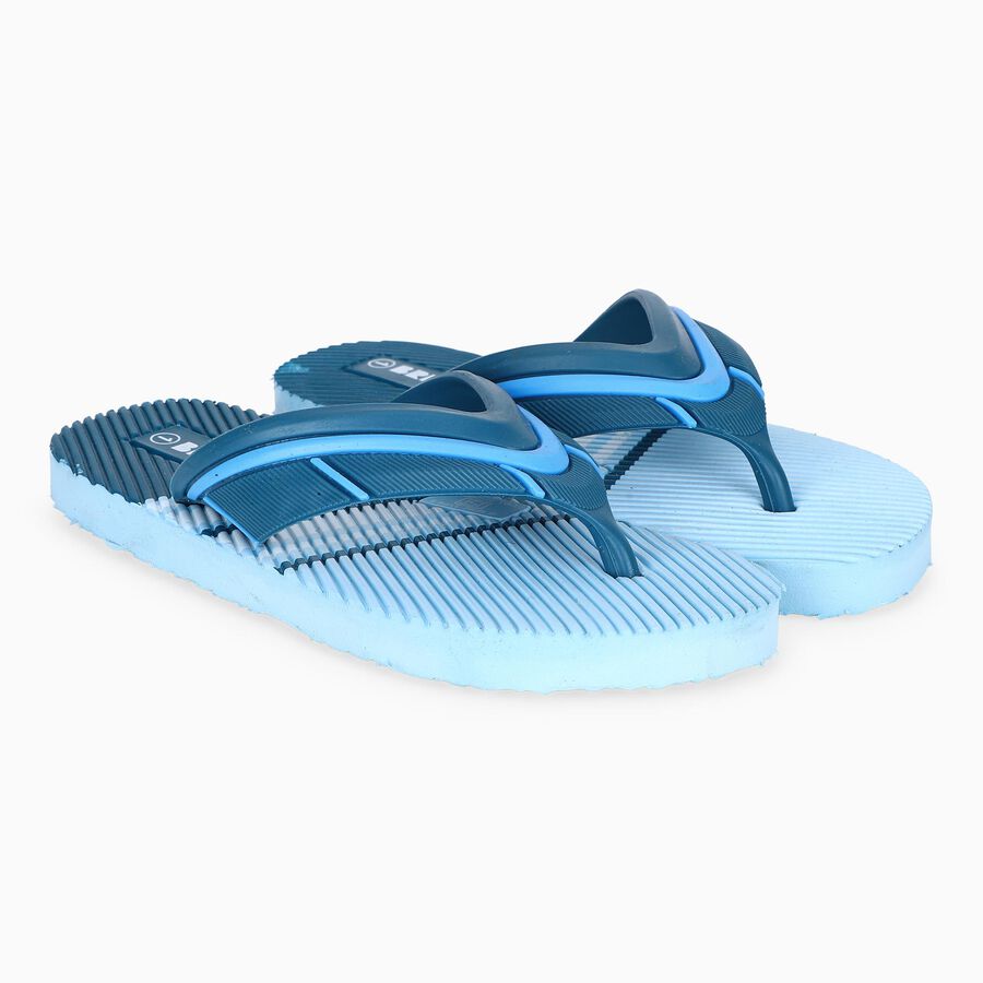 Boys' Slipper, Blue, large