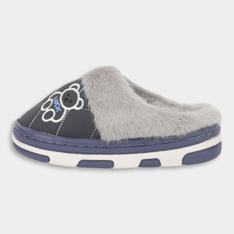 Kids' Winter Slipper, Navy Blue, large image number null
